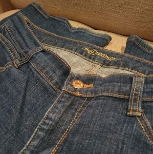 Old Navy The Dreamer Jeans Bootcut Stretch Medium Dark DISCONTINUED STYLE *sz 8*